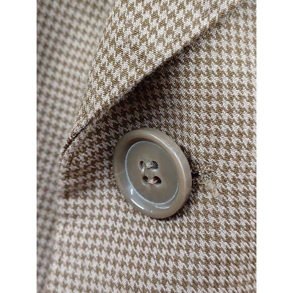 Earvin Magic Johnson Signature Brown Houndstooth Suit Sz 50XL Pants 44XLx34 - Picture 7 of 14